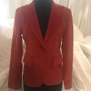 Banana Republic burnt orange corduroy blazer